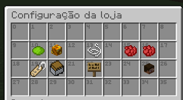 Configuração da Loja